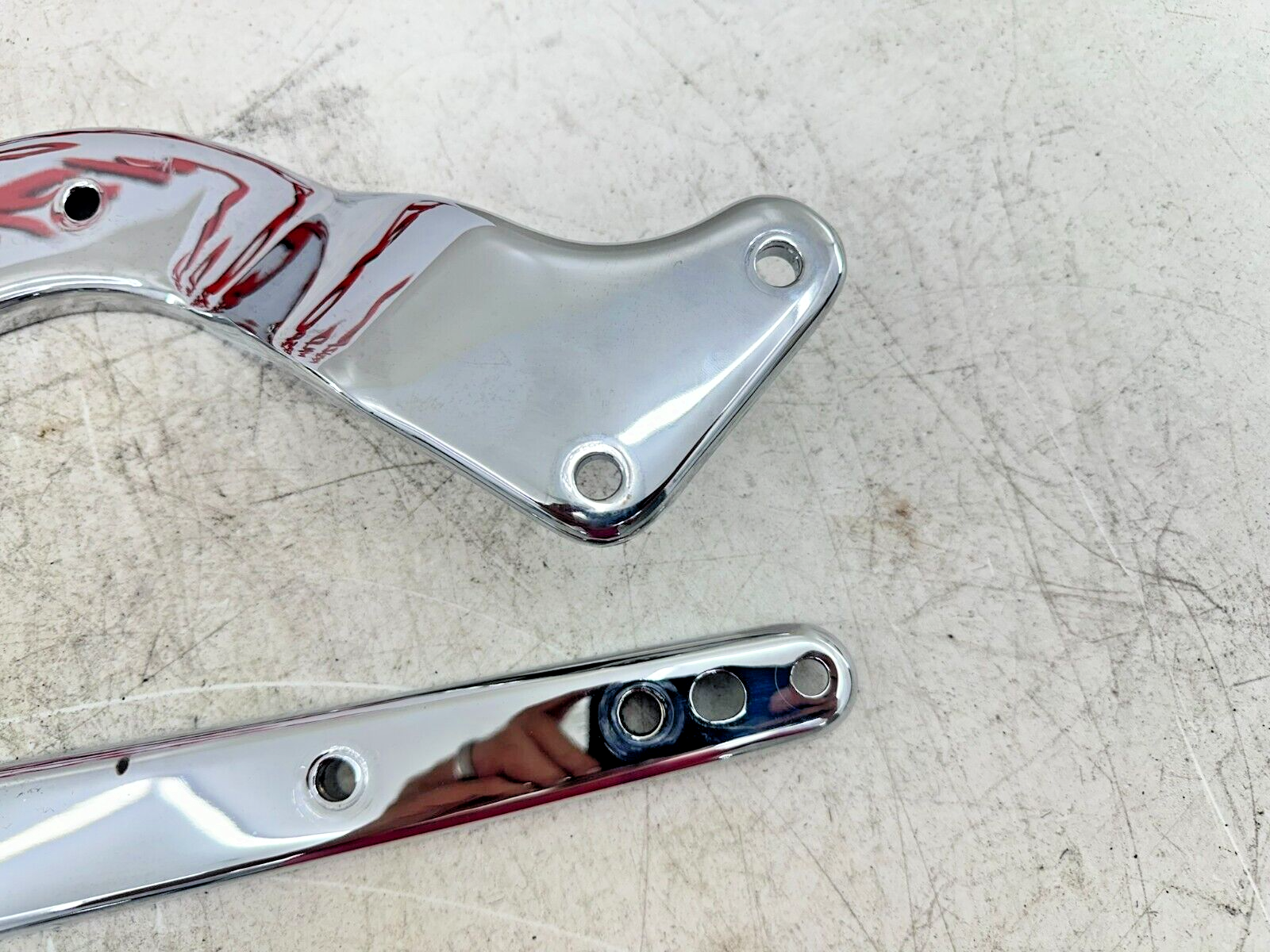 2001 HARLEY SOFTAIL Chrome Rear Fender Frame Strut Arm Bars