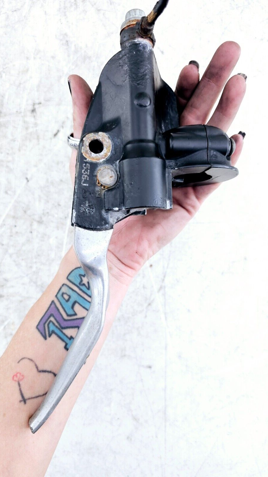 1999 HARLEY SOFTAIL Brake Master Cylinder Braided Hose Caliper