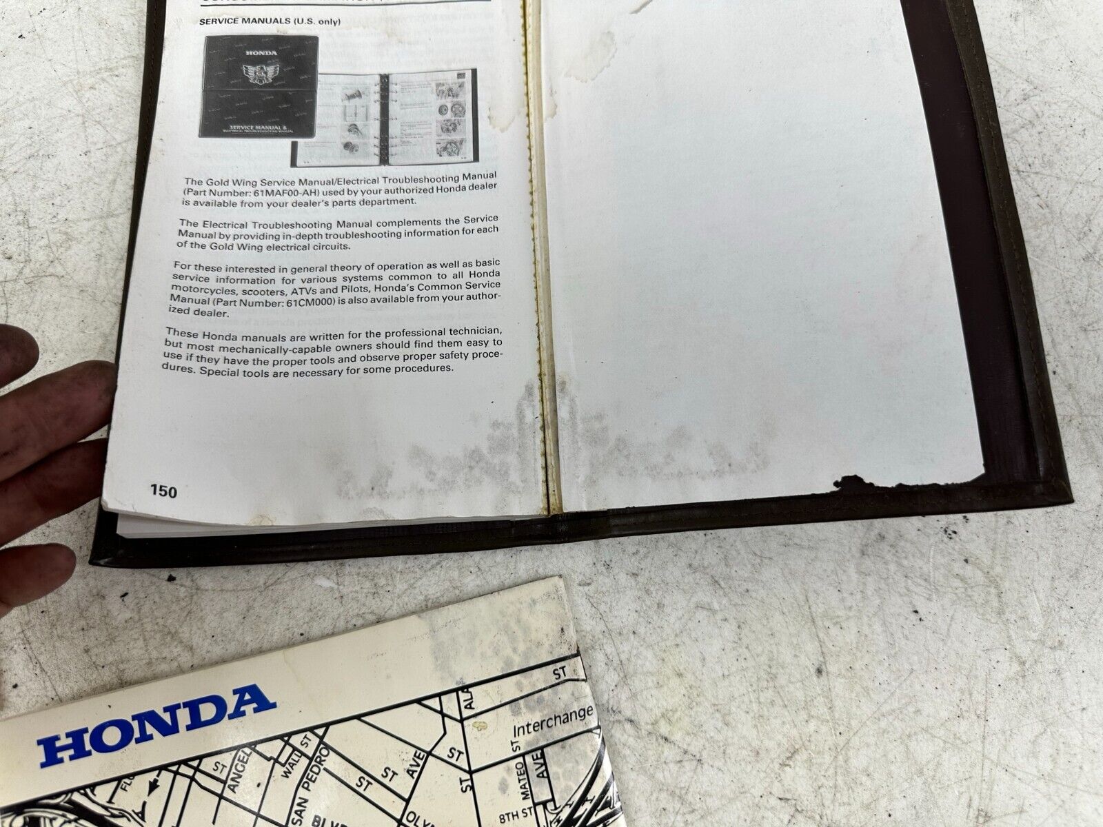 88-00 HONDA GOLDWING GL1500 OEM Original Owners Manual Riding Tips Book Manual