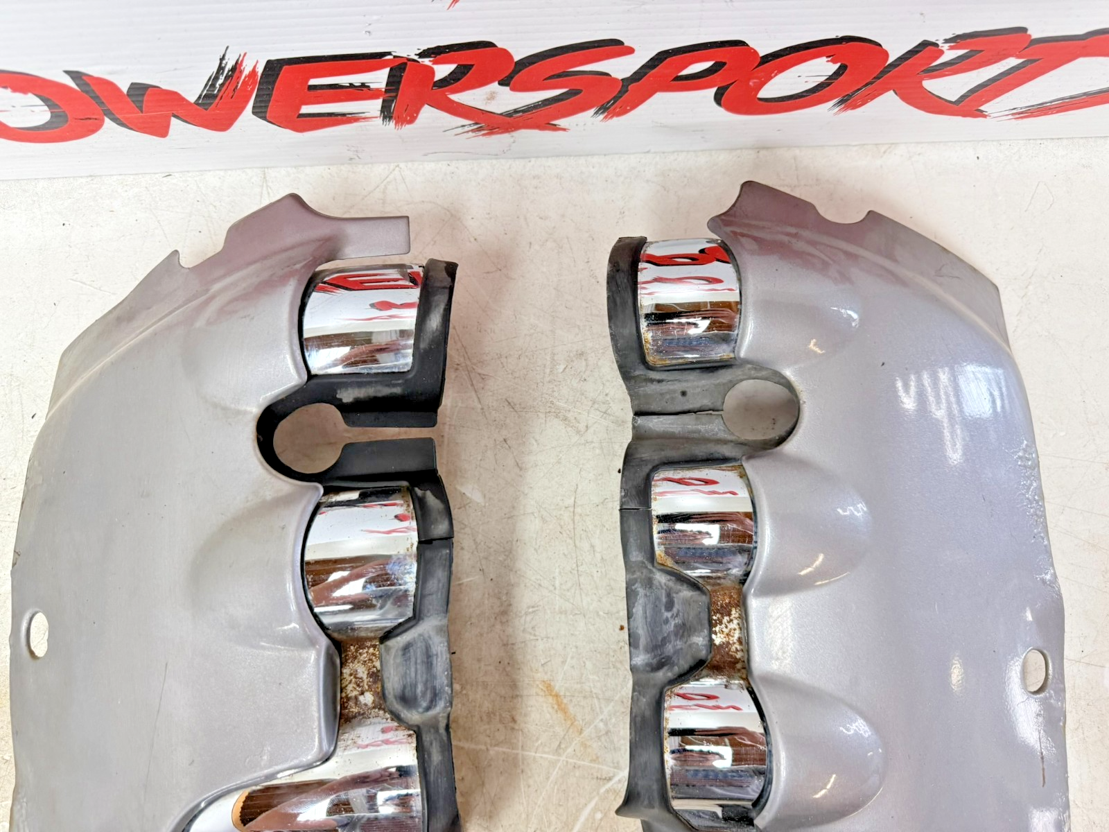 2002 Honda Goldwing GL1800 Lower Exhaust Heat Shields Guard Left & Right Covers