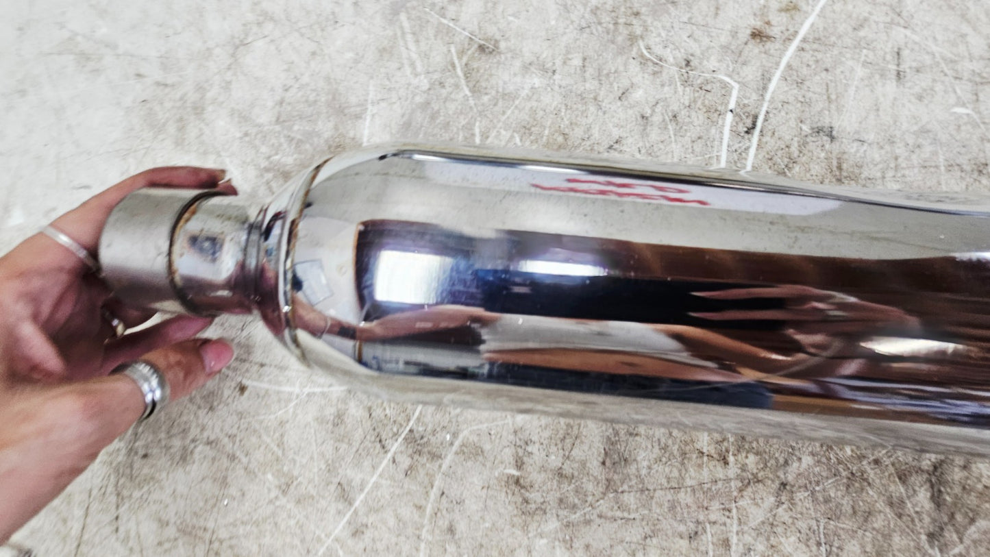 1996 HARLEY FLH ELECTRA GLIDE Exhaust Muffler Pipes Slip On OEM HD