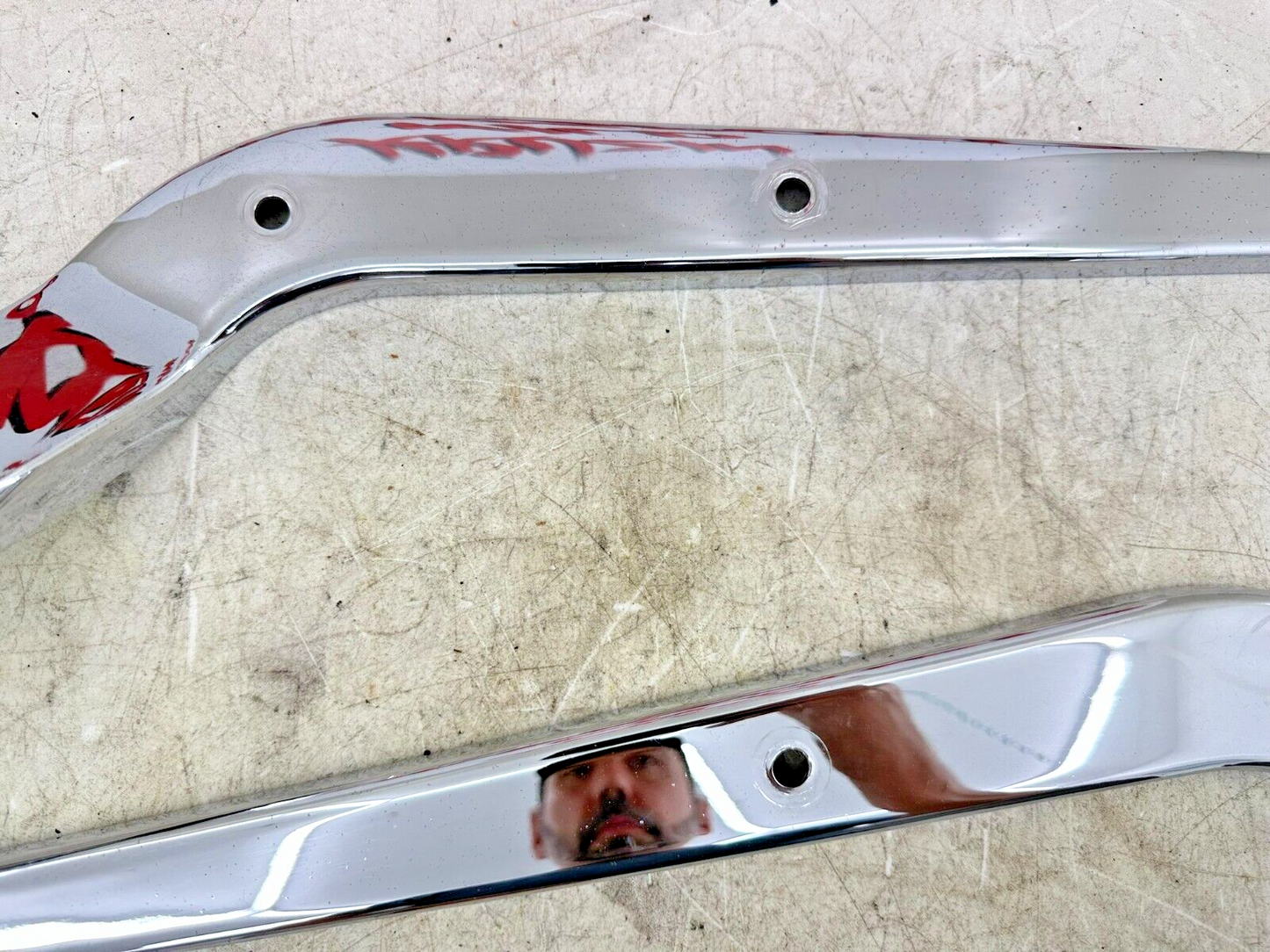 2002 HARLEY SOFTAIL Chrome Rear Fender Strut Arm Bars