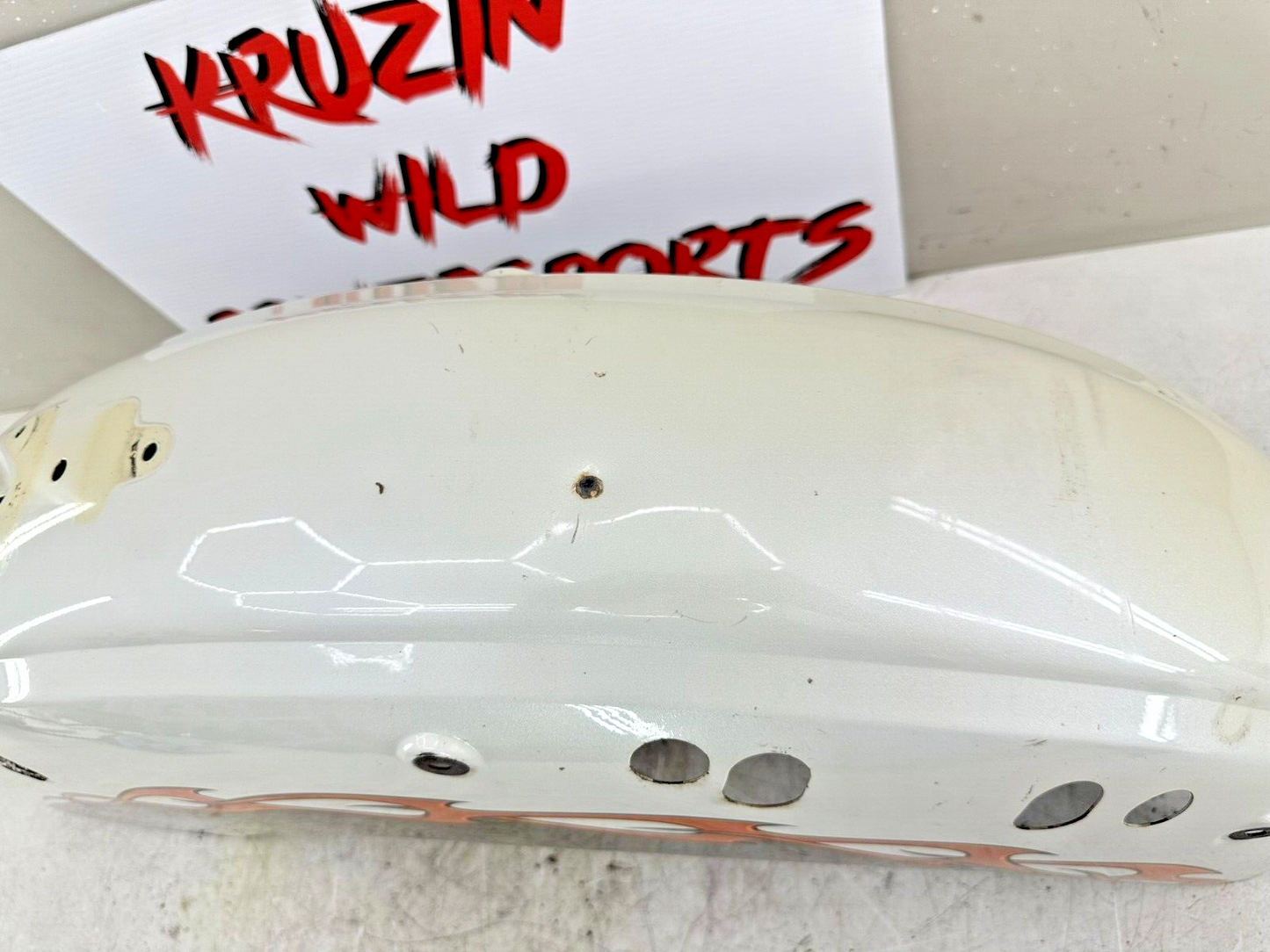 2006 Victory Kingpin Rear Fender OEM Arlen Ness Flame