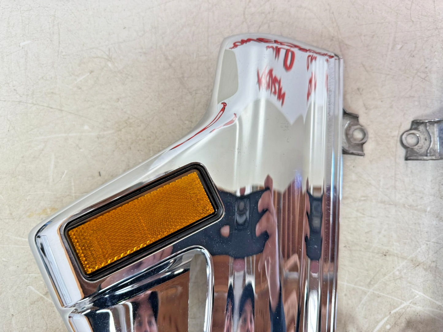 2002 Honda Goldwing GL1800 Front Fender Wheel Fork Cover Set Chrome