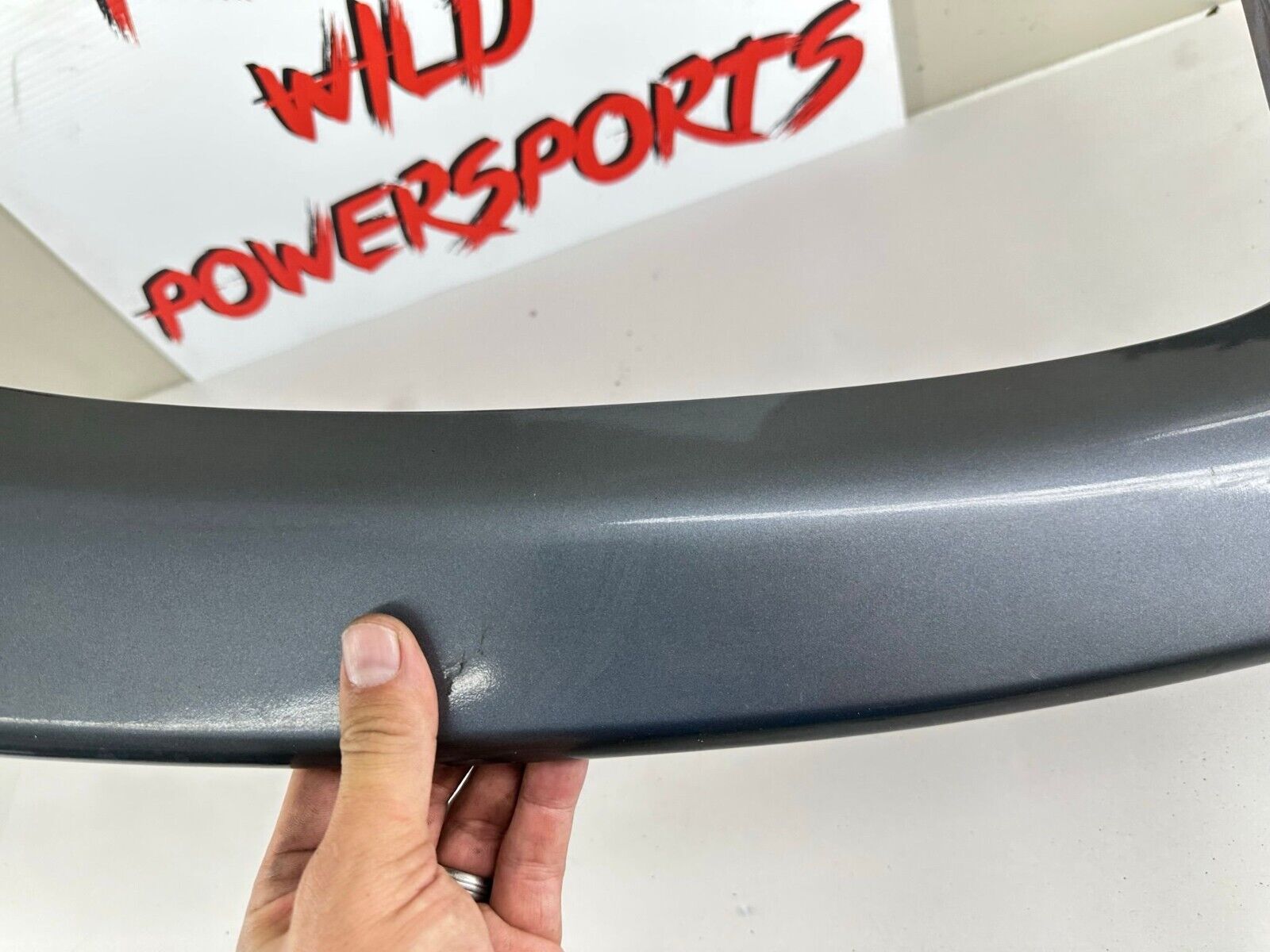 88-00 HONDA GOLDWING GL1500 Upper Trunk Lid Spoiler Gray