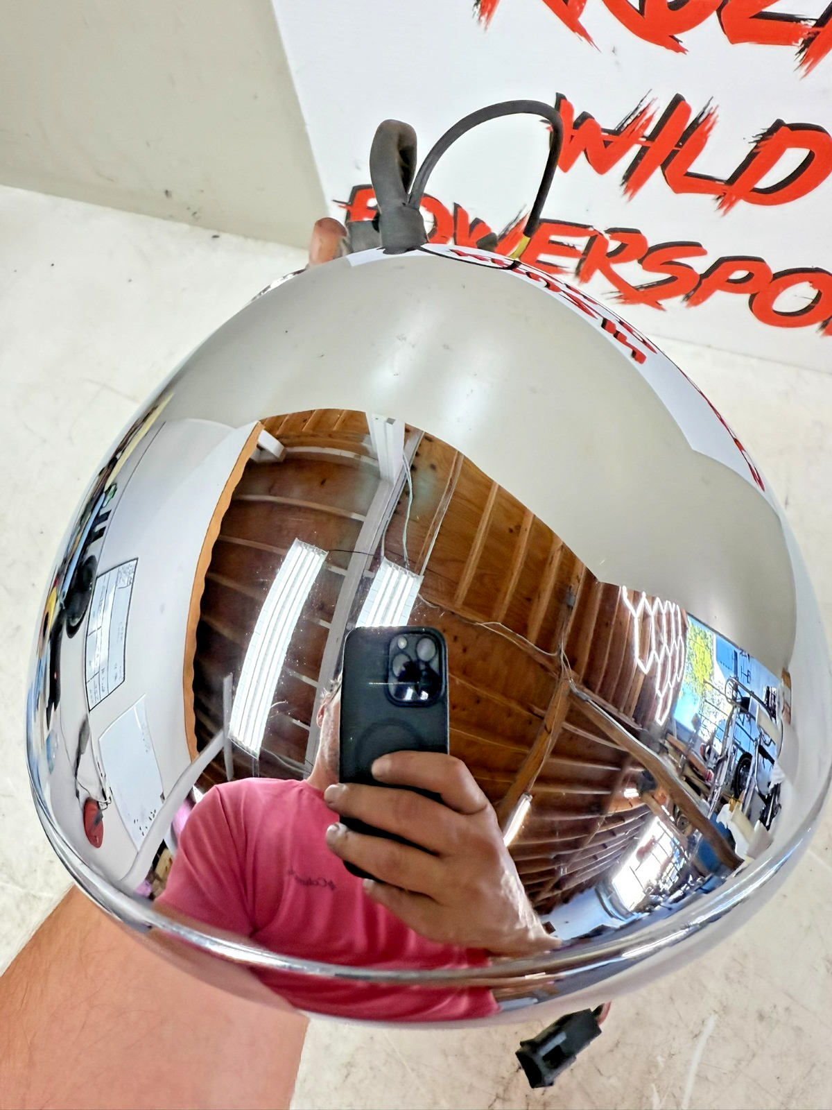 1997 HARLEY DAVIDSON SOFTAIL 8" OEM HD Chrome Headlight Housing Mounting Bracket