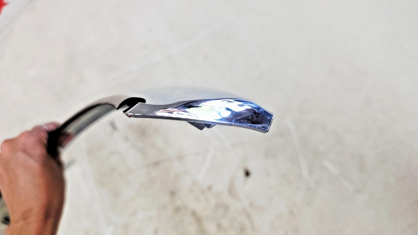 2000 HONDA VALKYRIE INTERSTATE Upper Fairing Windshield Trim Garnish Chrome