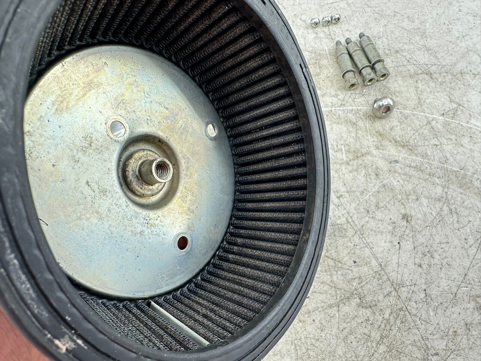 2002 HARLEY SOFTAIL OEM HD Intake Housing Backing Plate Air Filter