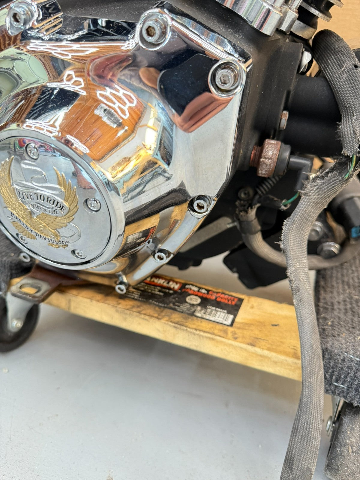2003 HARLEY DYNA WIDE GLIDE Engine Motor Twin Cam 88 1450 Runs see video