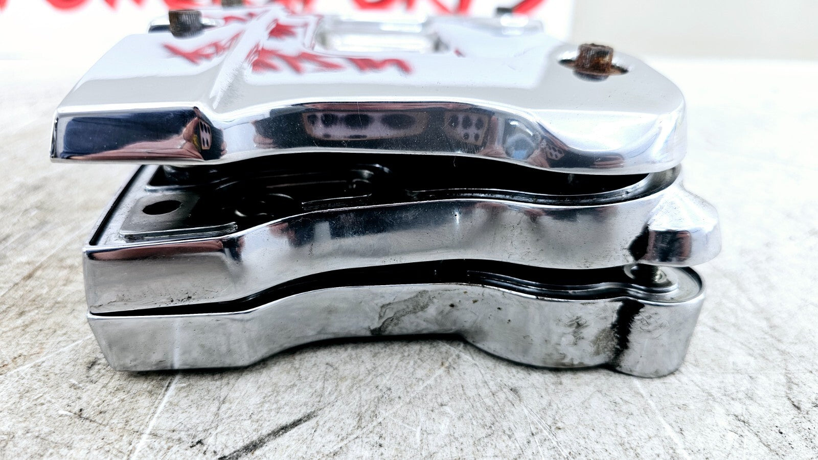 1995 HARLEY DYNA CONVERTIBLE Evo Evolution Chrome Engine Motor Rocker Box Cover