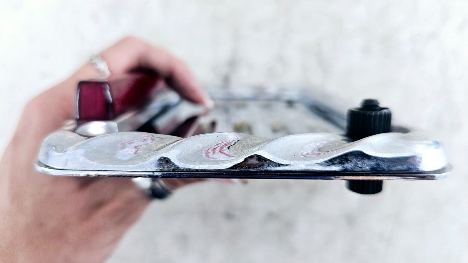 1999 HARLEY DYNA CONVERTIBLE Chrome Rear License Plate Mounting Backing Plate