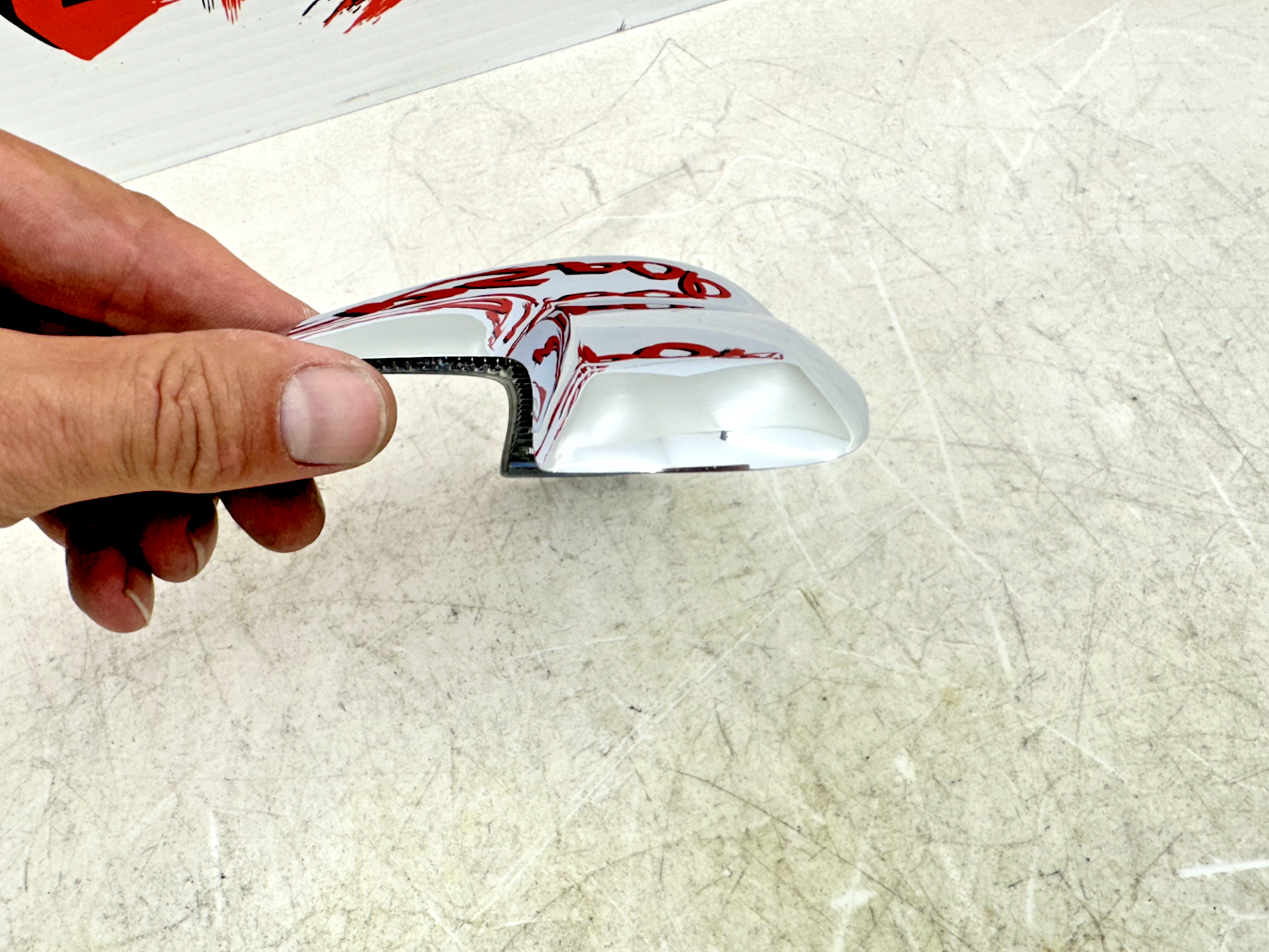 1999 HONDA VALKYRIE INTERSTATE OEM Chrome Front Fender Trim Tip Accent