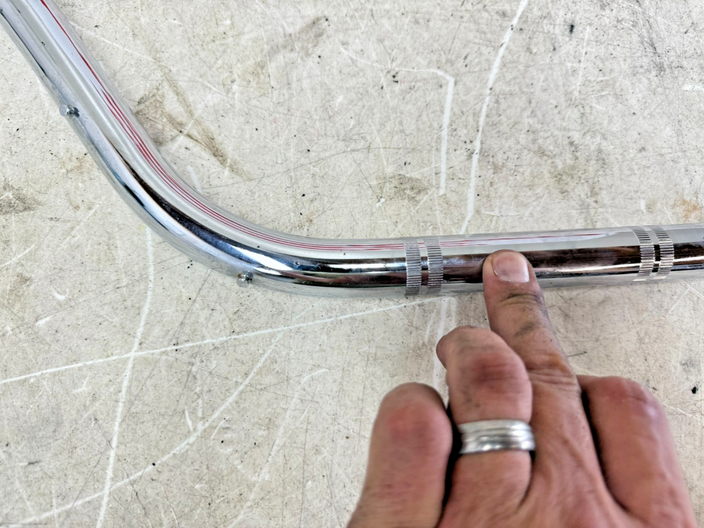 2001 HONDA VALKYRIE INTERSTATE Chrome Handlebars Handle Bar