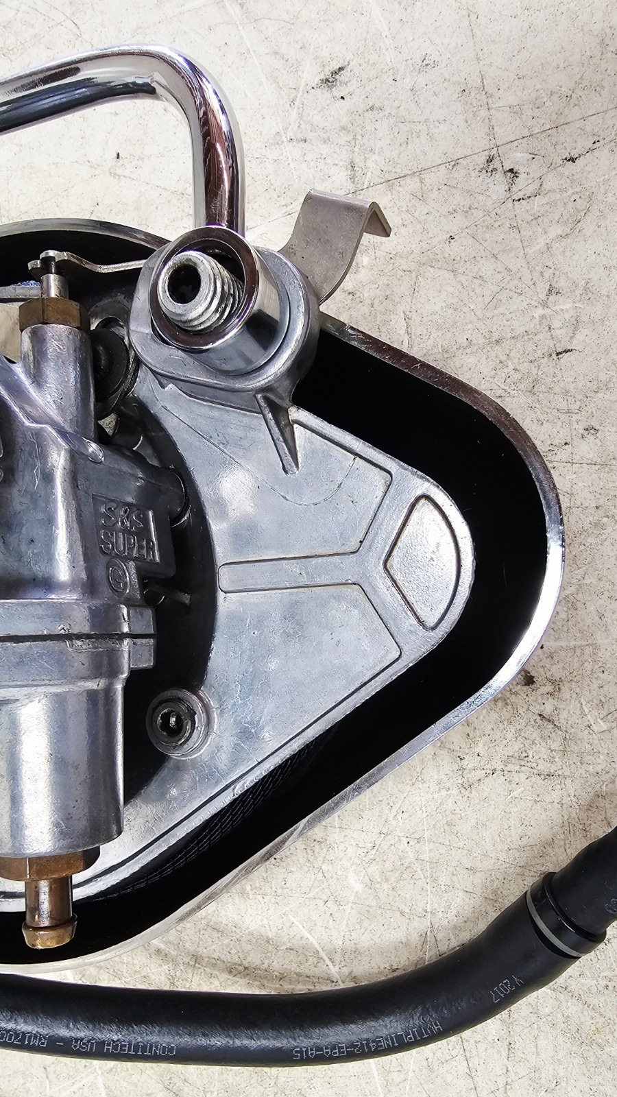 1993 HARLEY SOFTAIL S&S Shorty Carb Carburetor & Intake Air Cleaner Cover