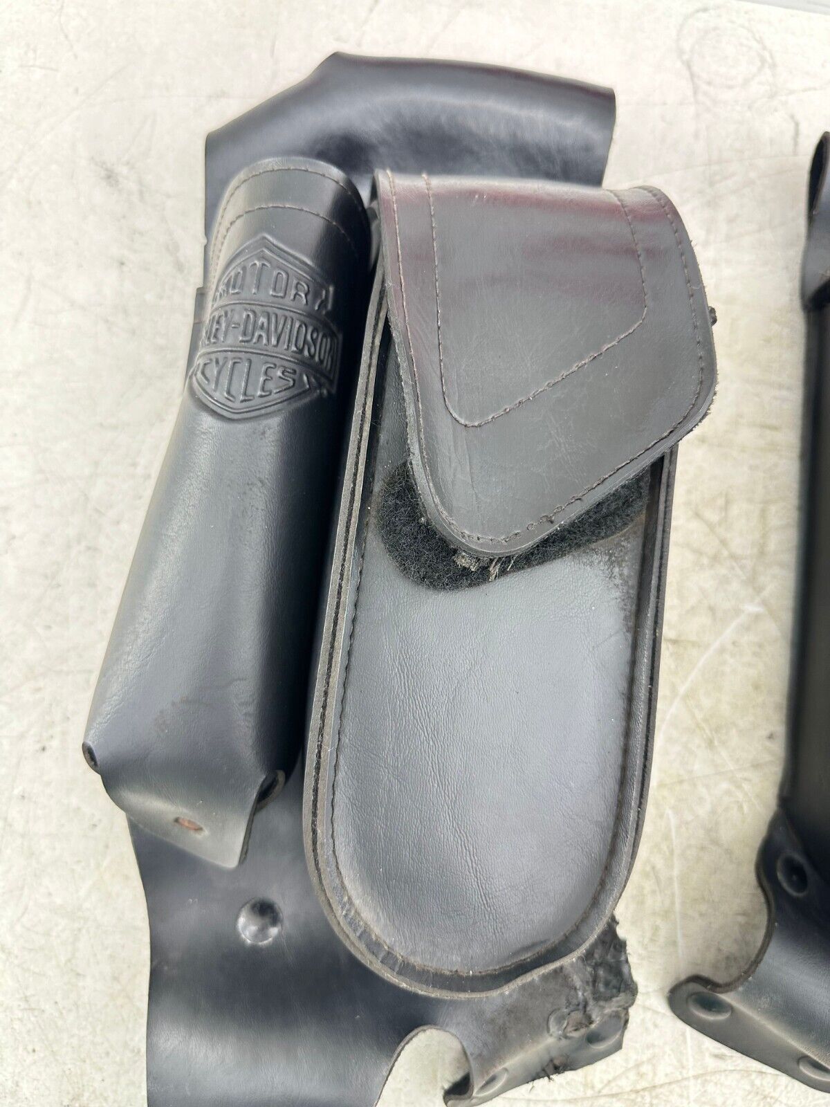1999 HARLEY FLH ELECTRA GLIDE Saddlebag Bumper Rails Storage Pocket Luggage OEM