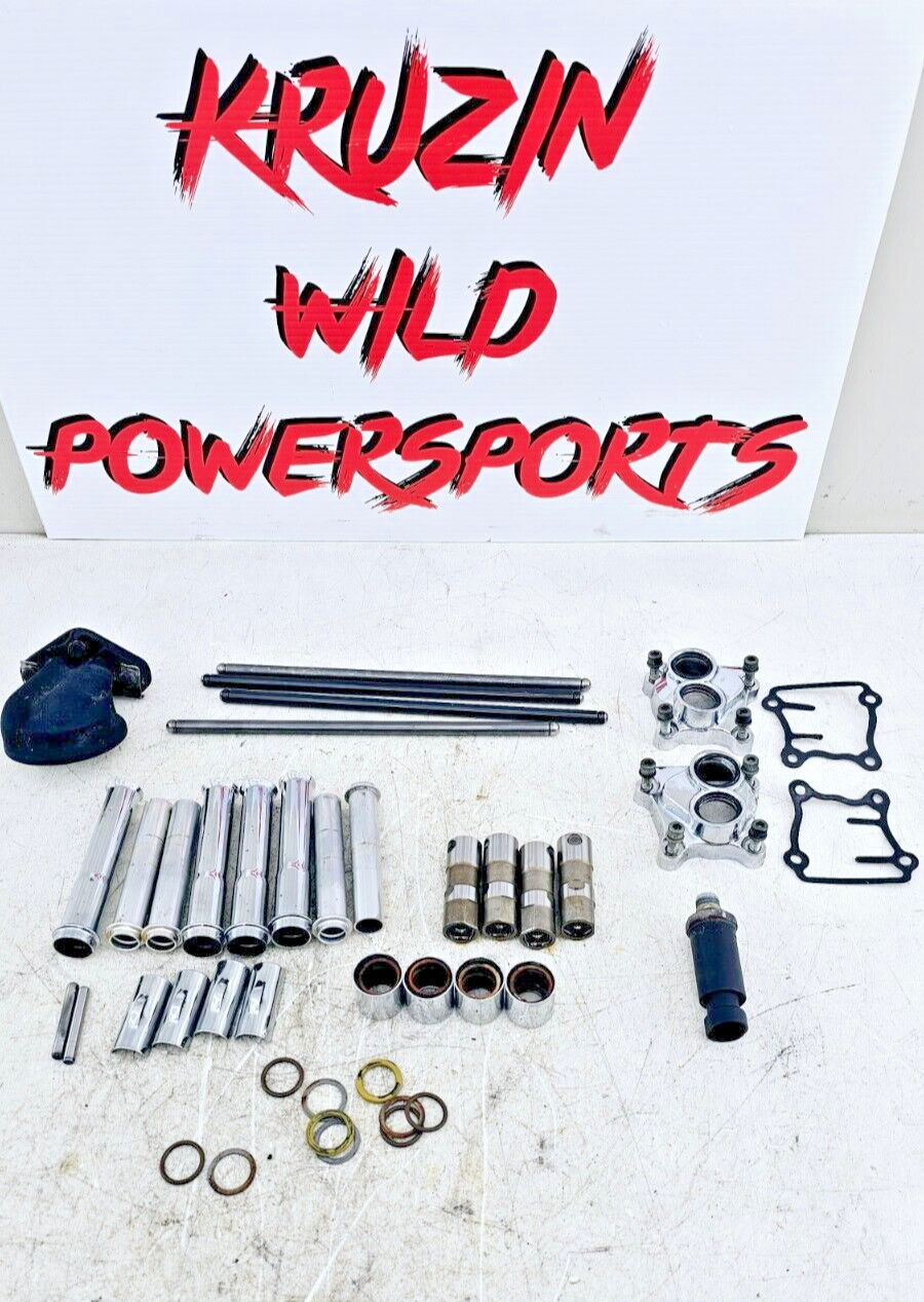 2002 HARLEY ELECTRA GLIDE OEM HD Pushrods & Covers Lifters Good Used Parts