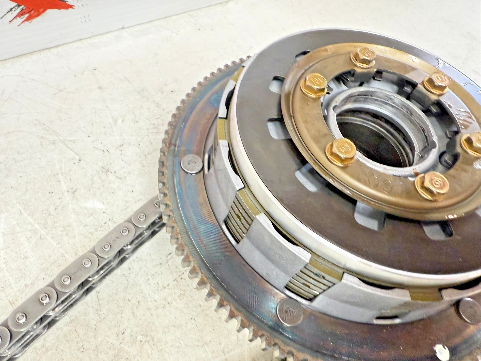 1998 HARLEY FLH ELECTRA GLIDE Primary Clutch Chain Compensator Jackshaft Gear