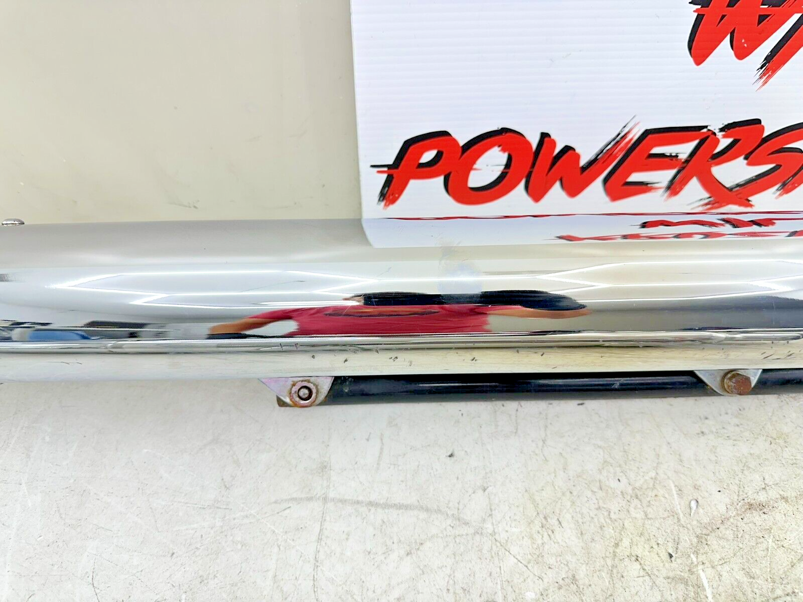 1995 HARLEY SOFTAIL Chrome Fish Tail Dual Exhaust System Header Muffler