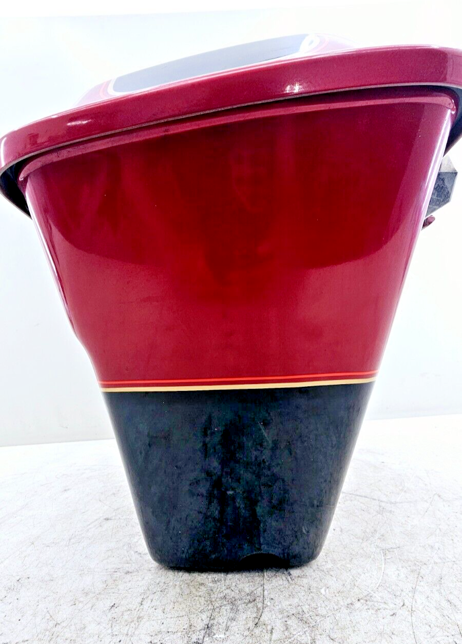 1998 HARLEY FLH ELECTRA GLIDE Right Saddlebag Housing Lid Latch OEM HD Red Black