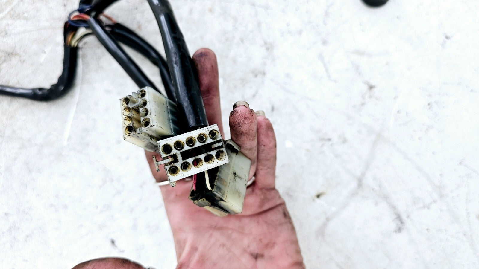 1995 HARLEY DYNA CONVERTIBLE Main Wire Wiring Harness Loom