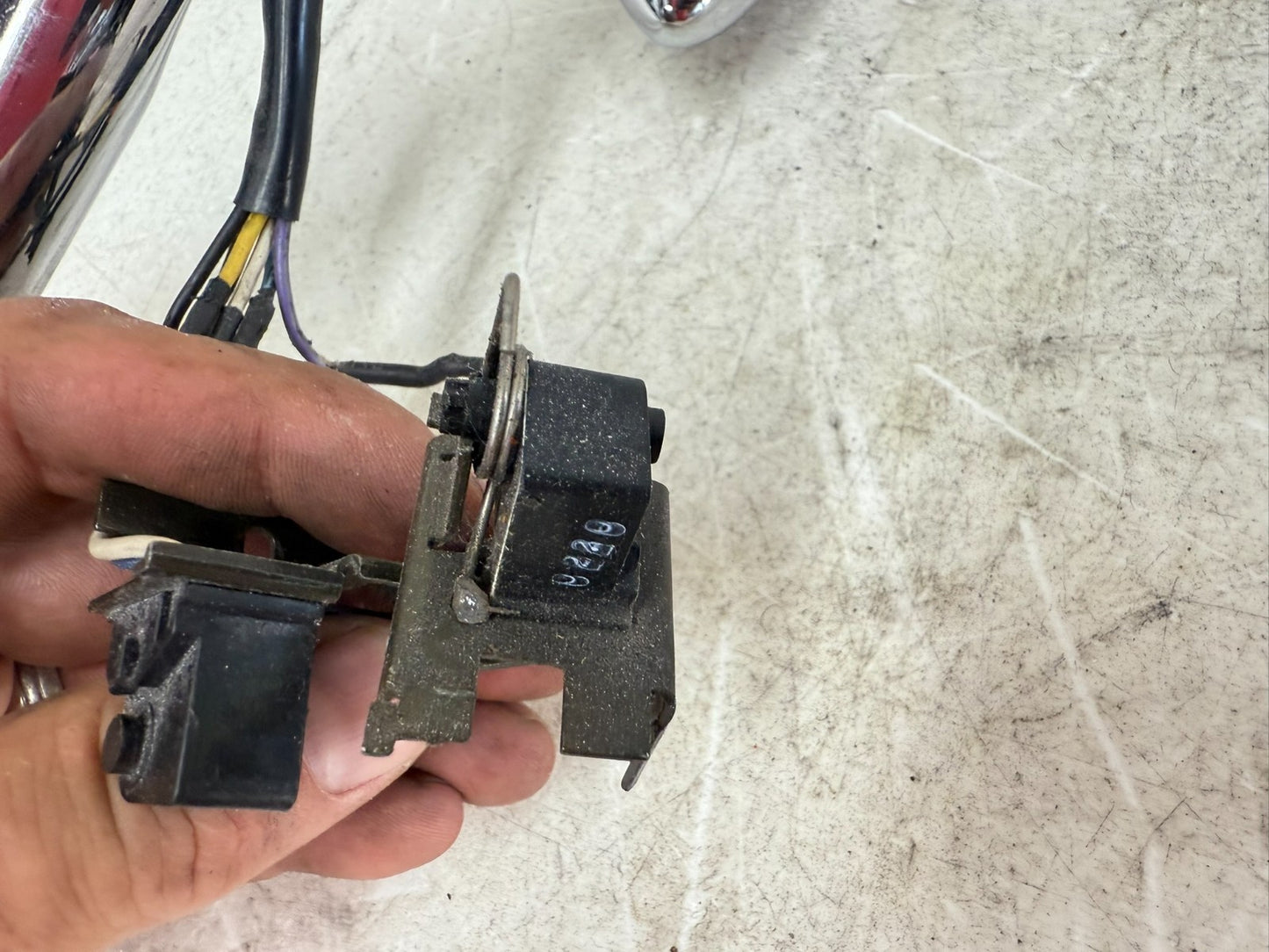 1997 HARLEY DAVIDSON SOFTAIL OEM Handlebar Handle Bars + Turn Signal Hidden Wire