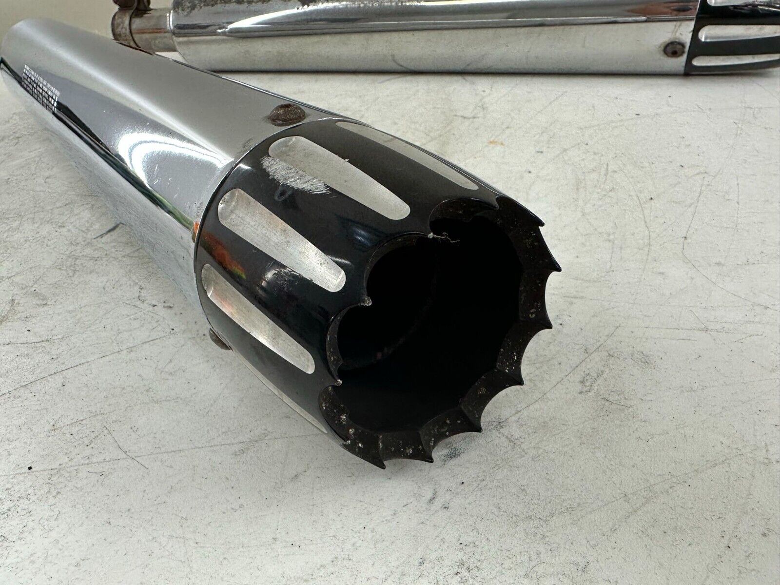 2003 HARLEY FLH ELECTRA GLIDE SCREAMIN EAGLE SLIP ON MUFFLERS RIGHT LEFT 3.5"