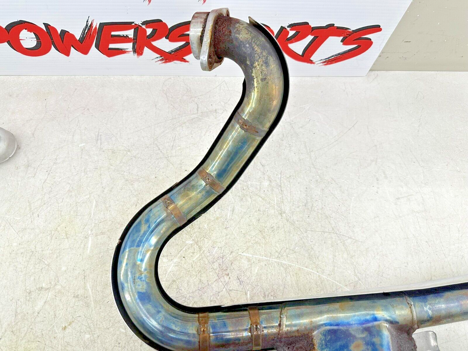 2006 Victory Kingpin Exhaust System Header Pipe + Mufflers