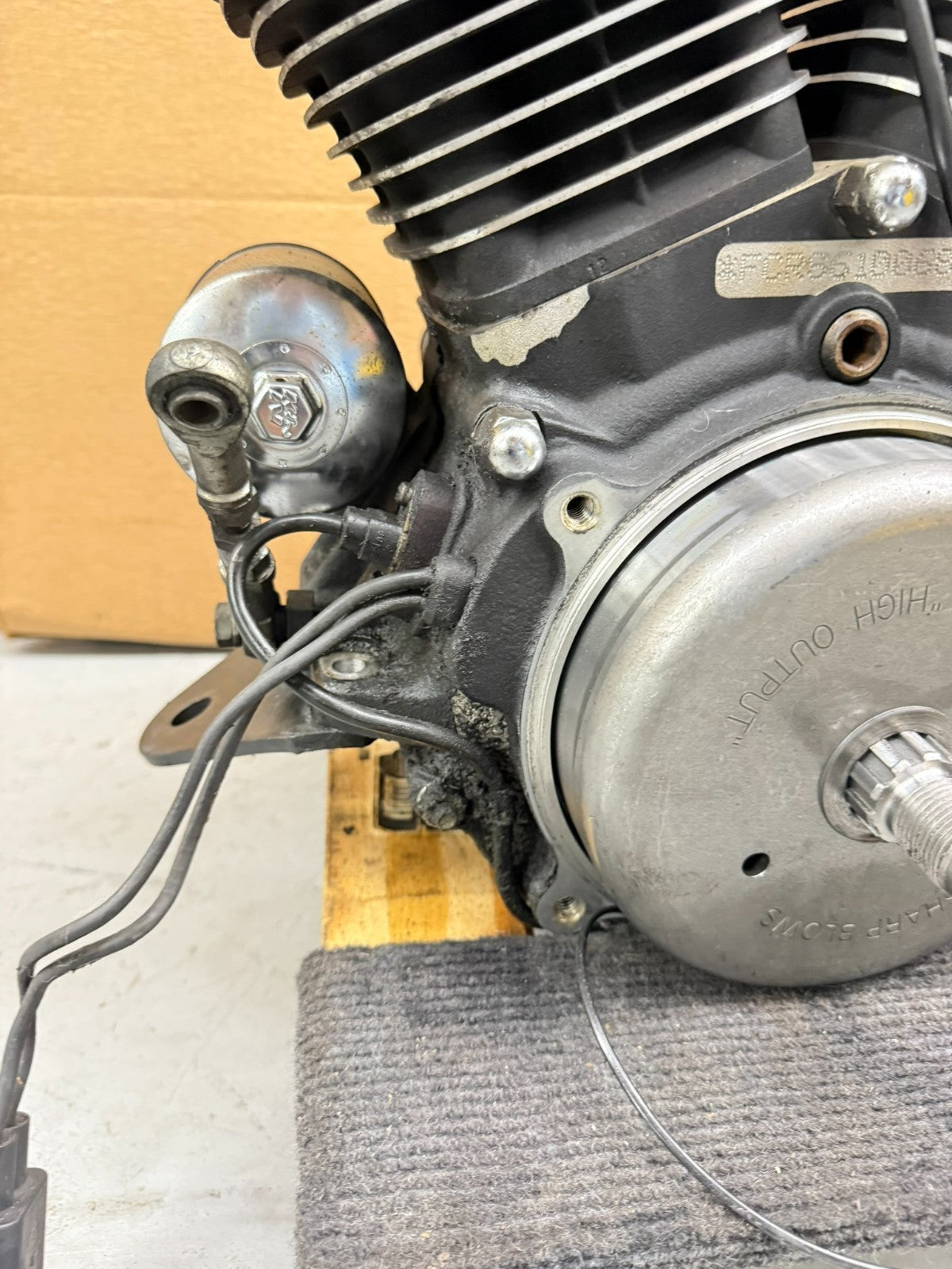 1995 HARLEY FLH ELECTRA GLIDE 1340 EVO Evolution Engine Motor 42k EFI SEE VIDEO