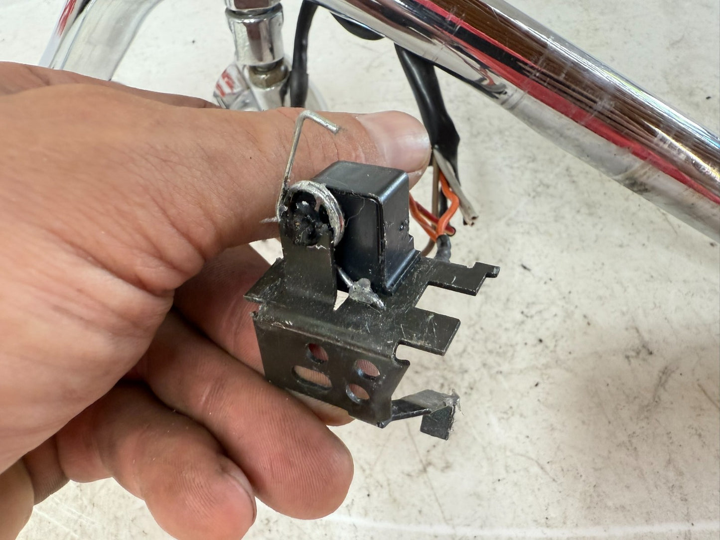 1997 HARLEY DAVIDSON SOFTAIL OEM Handlebar Handle Bars + Turn Signal Hidden Wire