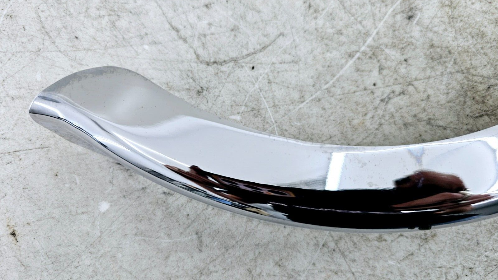 1999 HARLEY SOFTAIL Chrome Upper Belt Cover Guard + Black Lower