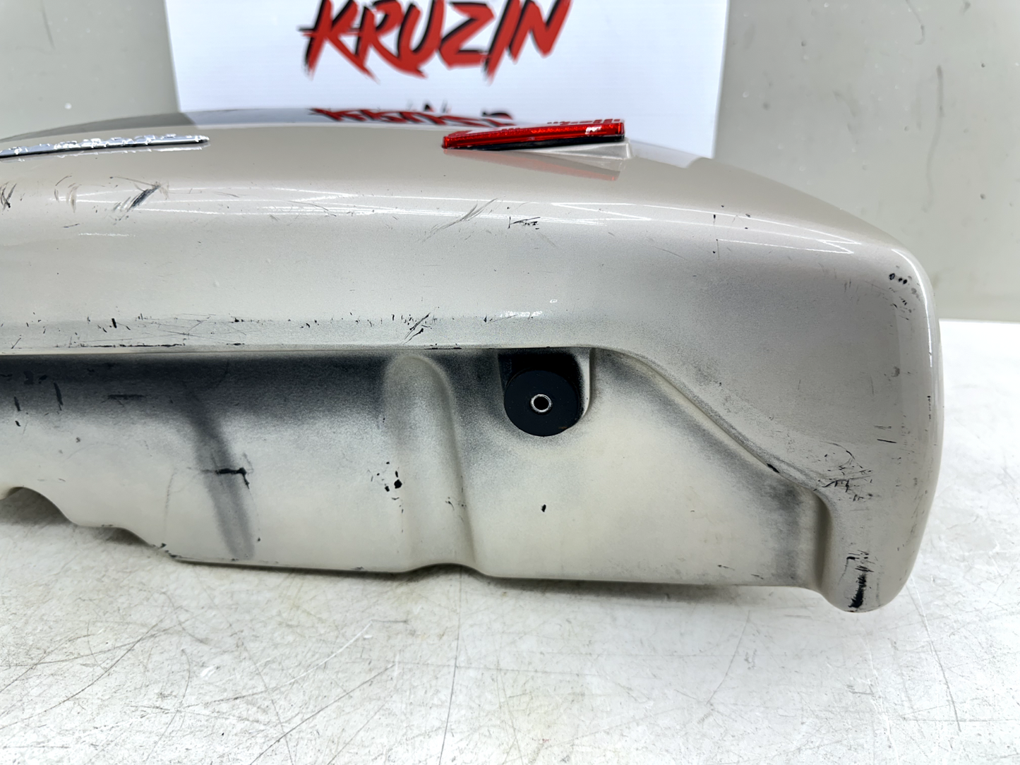 1999 HONDA VALKYRIE INTERSTATE Left Saddlebag W/ Rack + Lid No Cracks