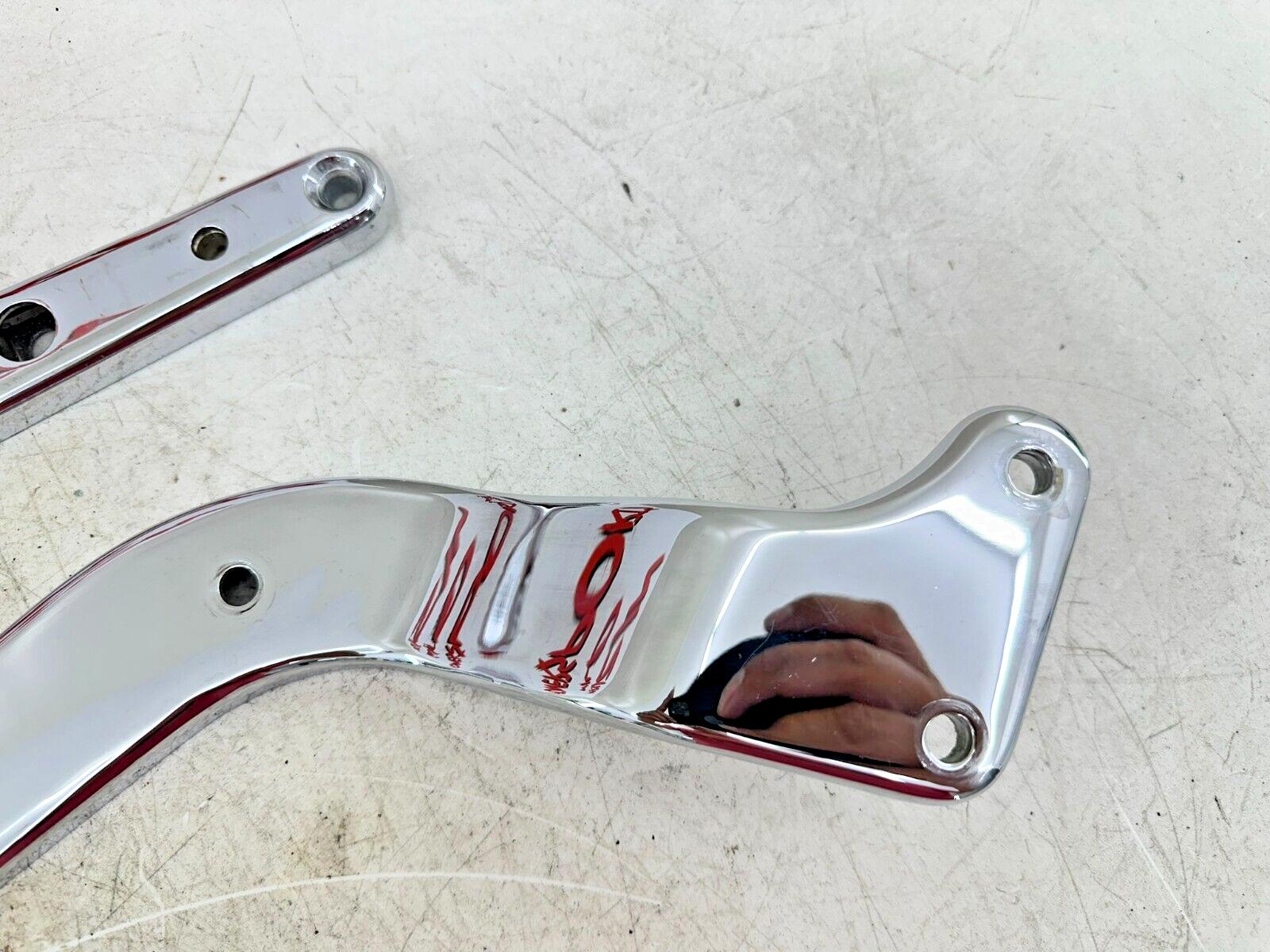 1996 HARLEY DAVIDSON SOFTAIL Chrome Rear Fender Frame Strut Arm Bars