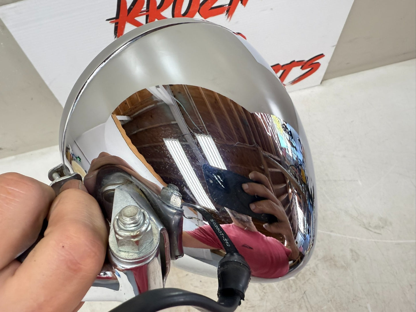 2003 Harley Davidson Sportster Front Headlight Head Light Lamp Shell Bucket