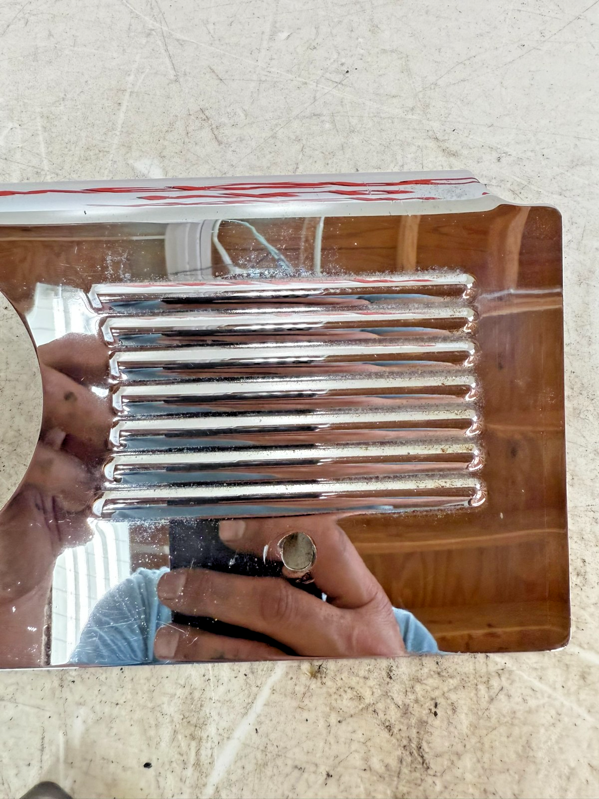 1997 HARLEY DAVIDSON SOFTAIL Chrome Transmission Oil Pump Cover