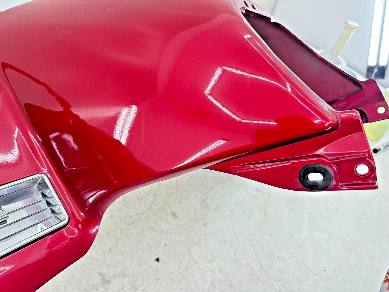 2004 Honda Goldwing GL1800 Top Shelter Fairing Cowl Panel Red