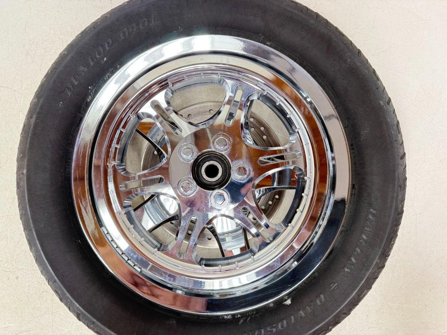 2003 HARLEY DYNA WIDE GLIDE 16" Thunder star  Rear Wheel Rim Full Chrome NICE! 