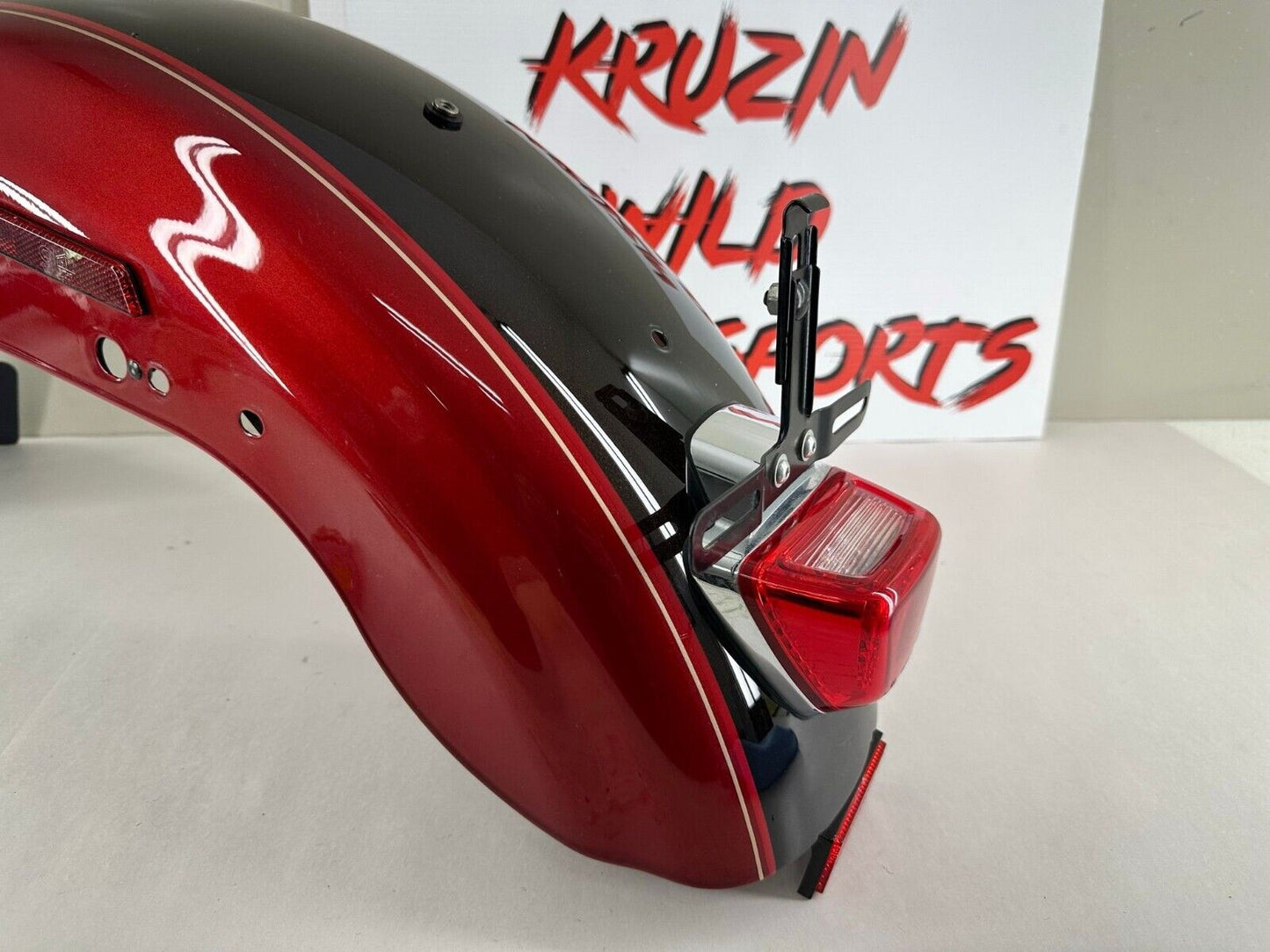 2012 HARLEY SPORTSTER CUSTOM Rear Fender With Brake Light 4K Miles