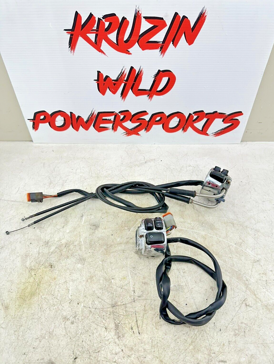 2002 HARLEY SOFTAIL Right Left hand Controls Switch + Throttle Cable