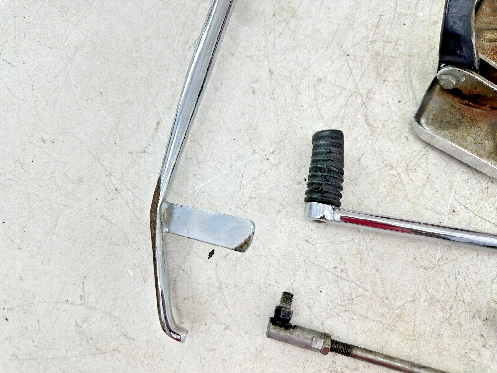 1994 HARLEY ELECTRA GLIDE Driver Floorboards Kickstand + Heal Toe Shifter