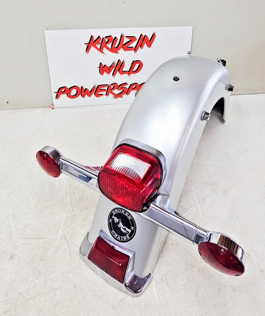 2003 HARLEY ELECTRA GLIDE Rear Fender Brake Light Turn Signal Bar 100th annivers