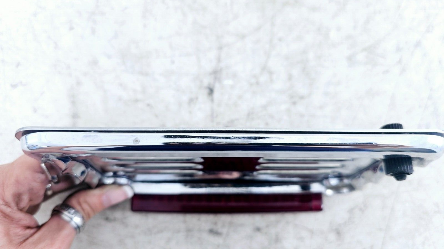 1999 HARLEY DYNA CONVERTIBLE Chrome Rear License Plate Mounting Backing Plate