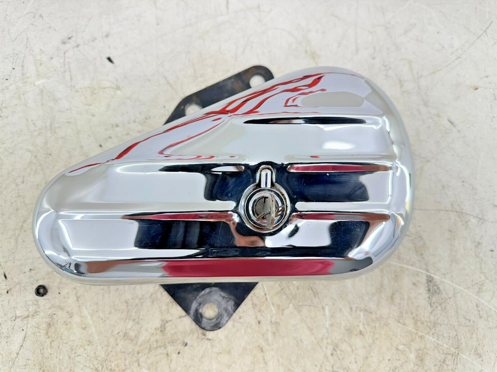 1995 HARLEY SOFTAIL Chrome OEM HD Toolbox Saddlebag Right Side