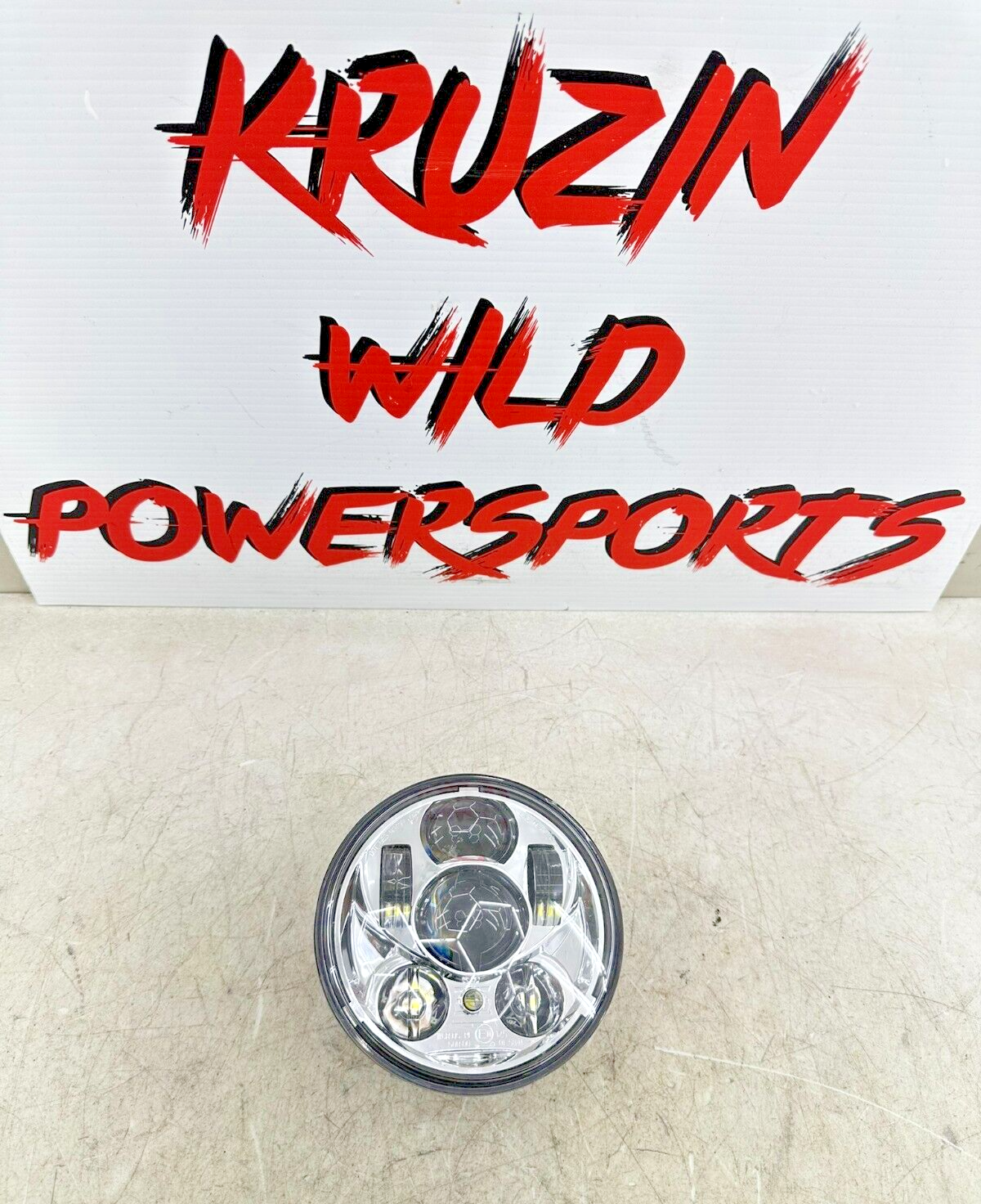 2001 HARLEY SOFTAIL Chrome Day Maker Projector LED Headlight 5.5" OEM HD