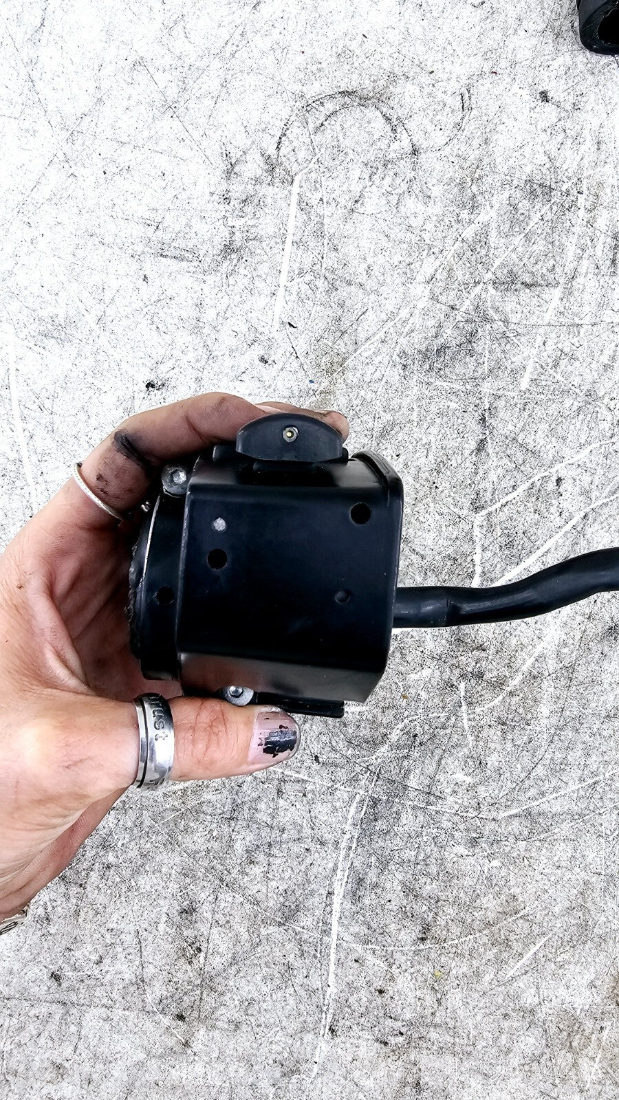 1994 HARLEY FLH ELECTRA GLIDE Left Controls Switch Housing Horn Turn Buttons 