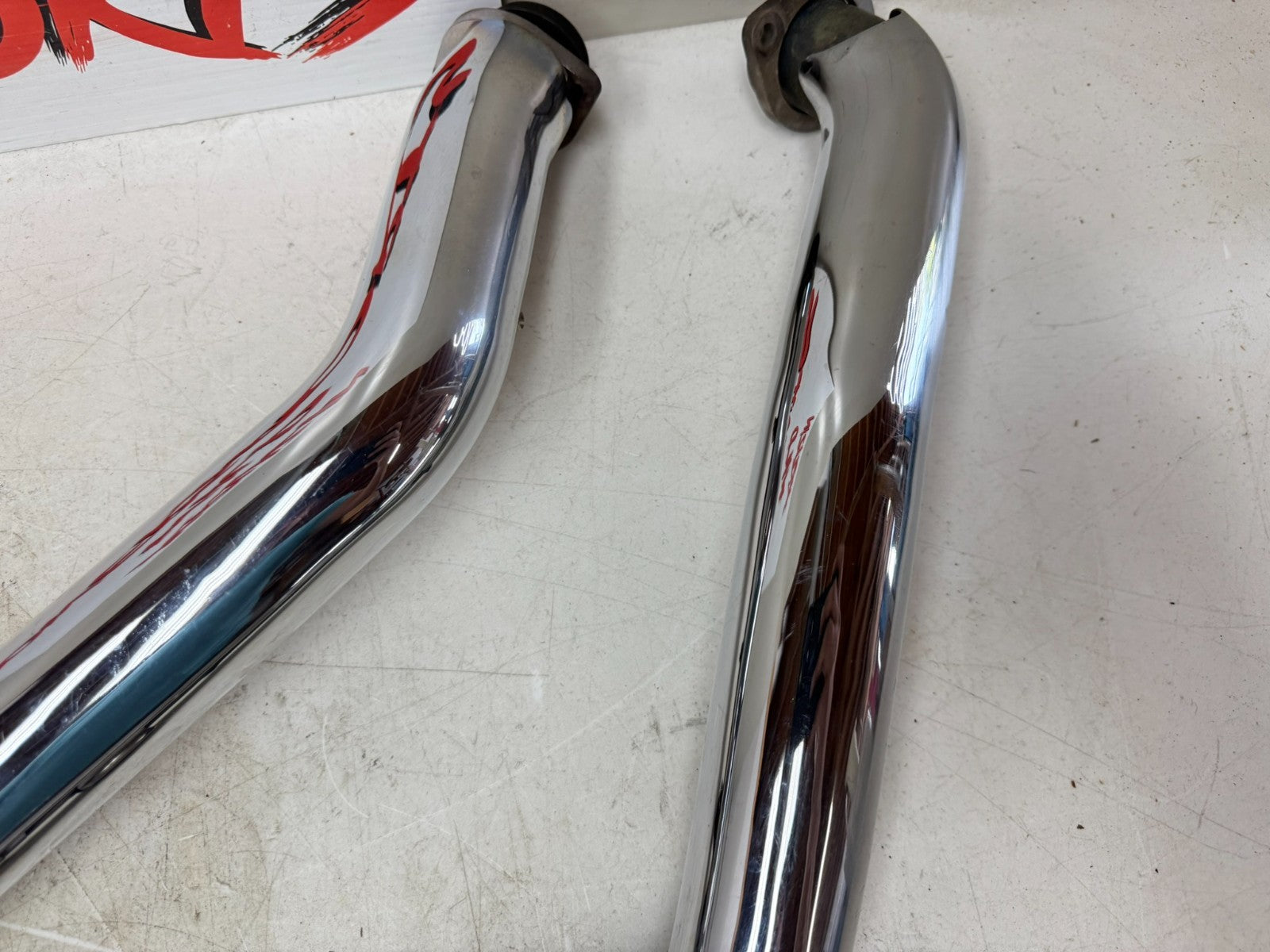 2003 HARLEY DYNA WIDE GLIDE Vance Hines Straightshots Exhaust System w/ Bracket