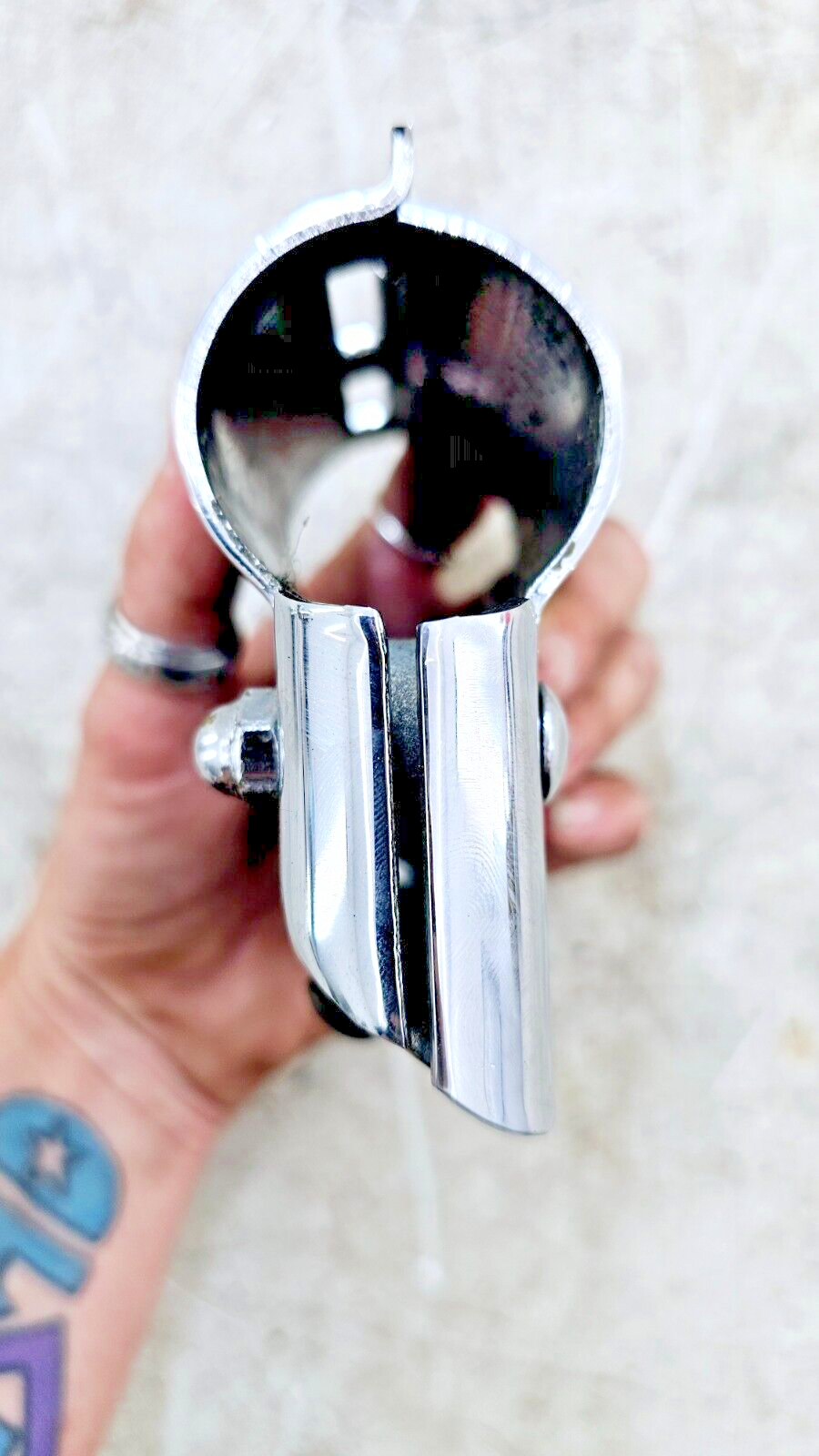 1995 HARLEY DYNA CONVERTIBLE Windshield Fork Clamp Bracket