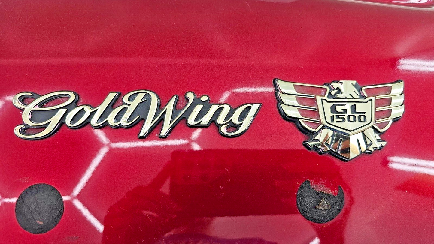 1993 HONDA GOLDWING GL1500 Left Side Cover Fairing Cowl Panel Red Fuse Box