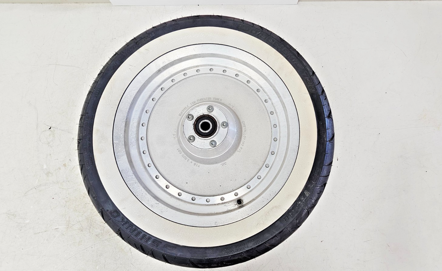 2002 HARLEY SOFTAIL Fatboy Solid Front Wheel Rim Tire OEM 16x3