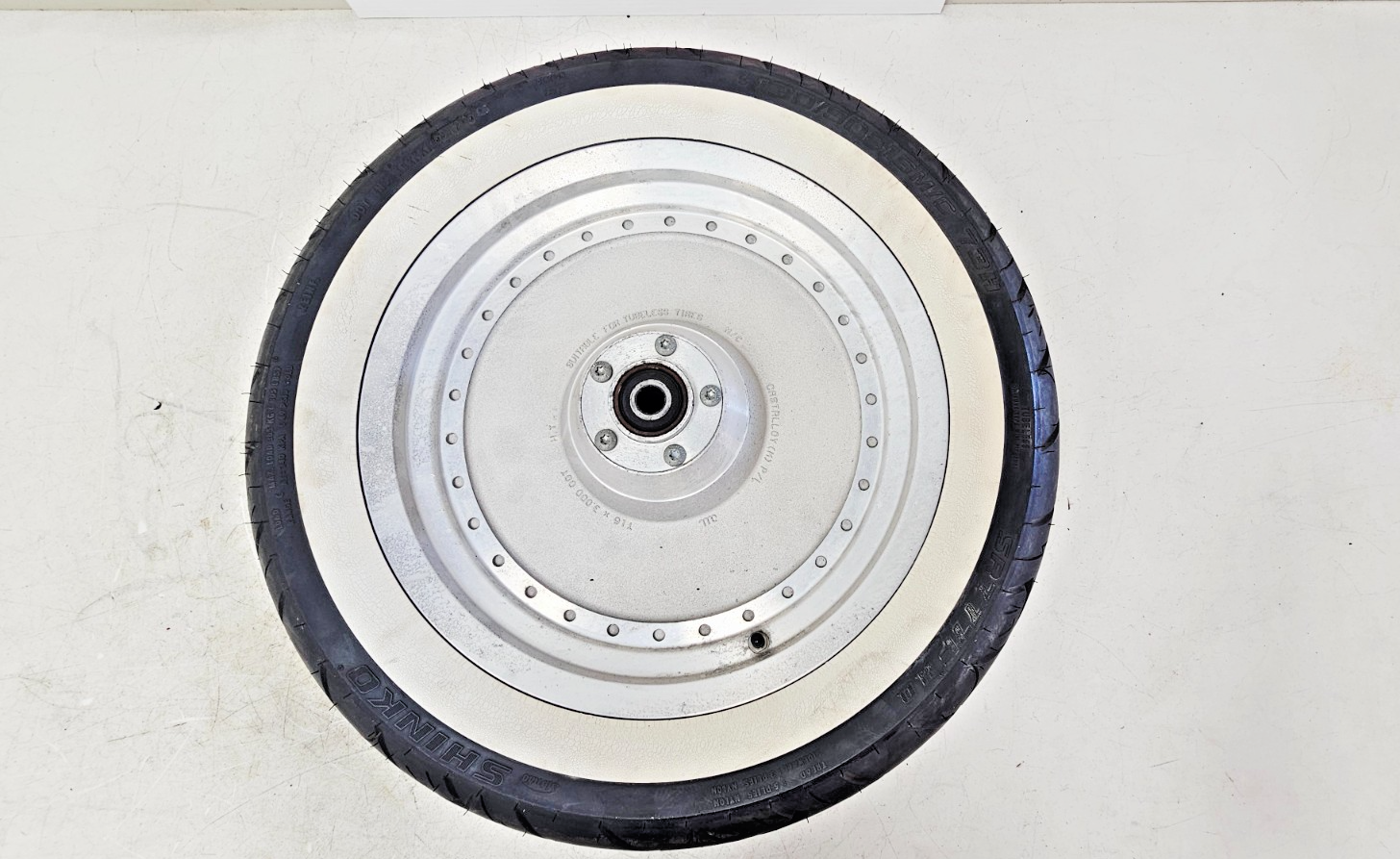 2002 HARLEY SOFTAIL Fatboy Solid Front Wheel Rim Tire OEM 16x3