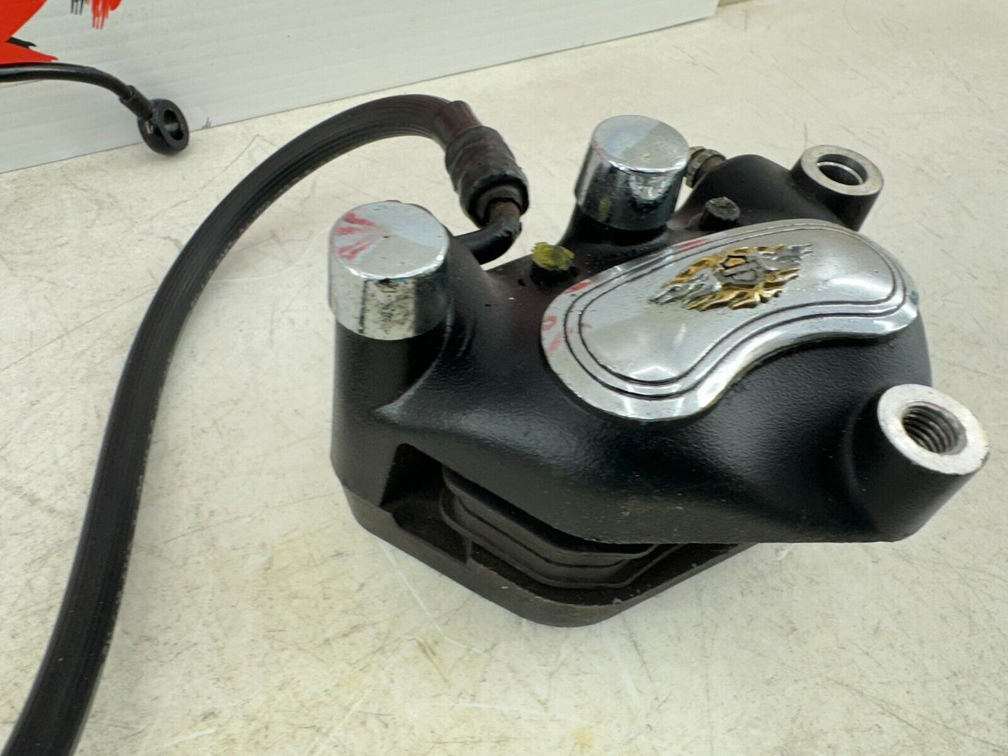 2000 up HARLEY ELECTRA GLIDE Right Left Front Brake Caliper + Hose